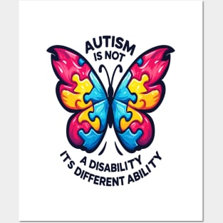 Autism's Colorful Wings: Mind Body Balance Posters and Art